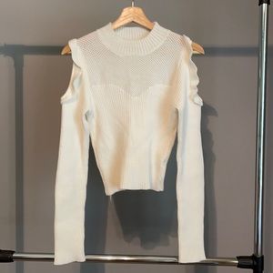 Honey Punch Cropped Sweater Top